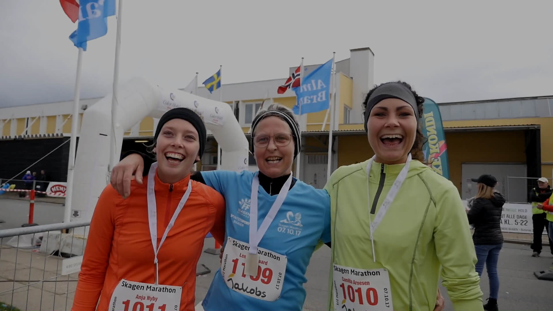 Glade deltagere til skagen marathon